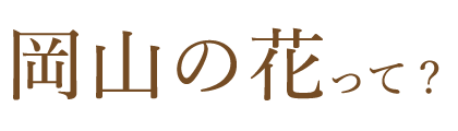 岡山の花って?